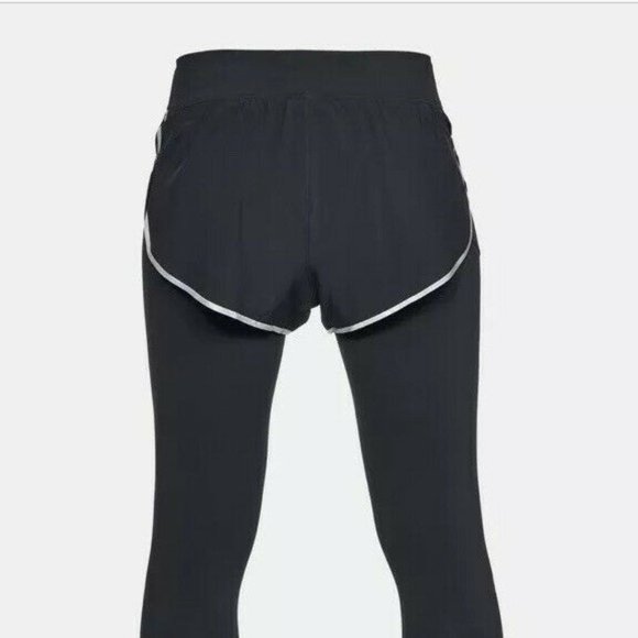 Under Armour Speedpocket 2-in-1 Runner Crop Shorts - Picture 7 of 8